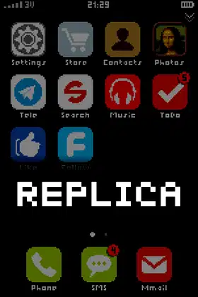 Replica poster
