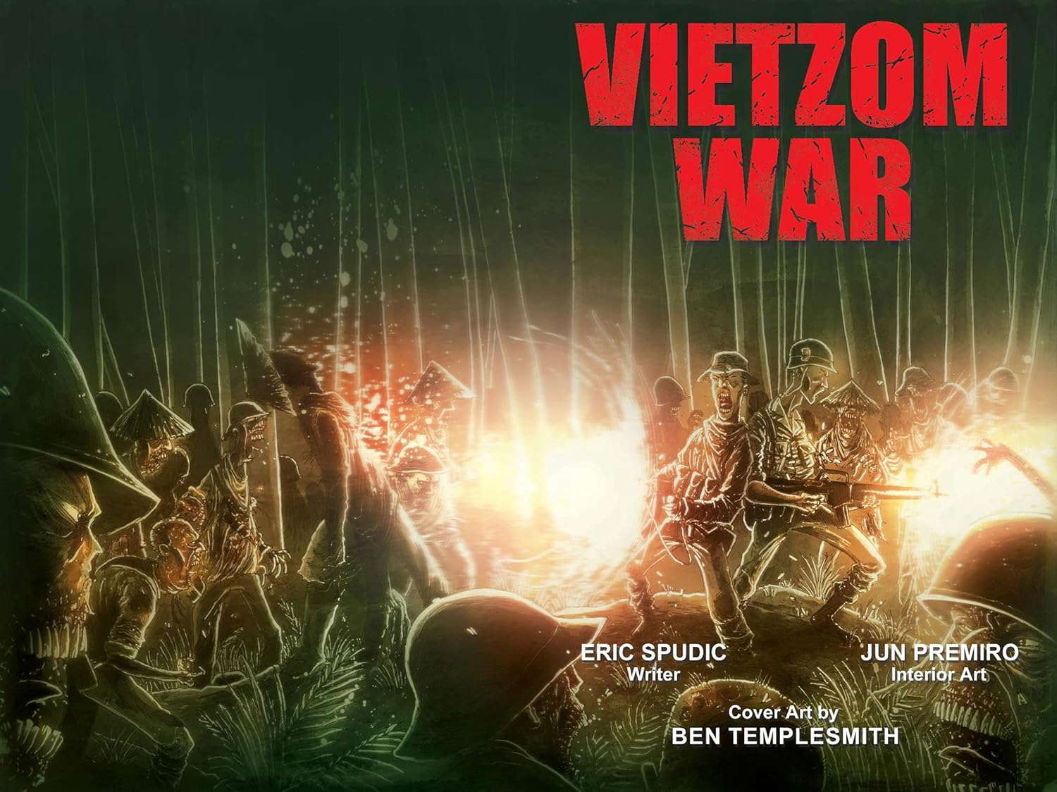 Vietzom War, indie zombie horror comic book poster