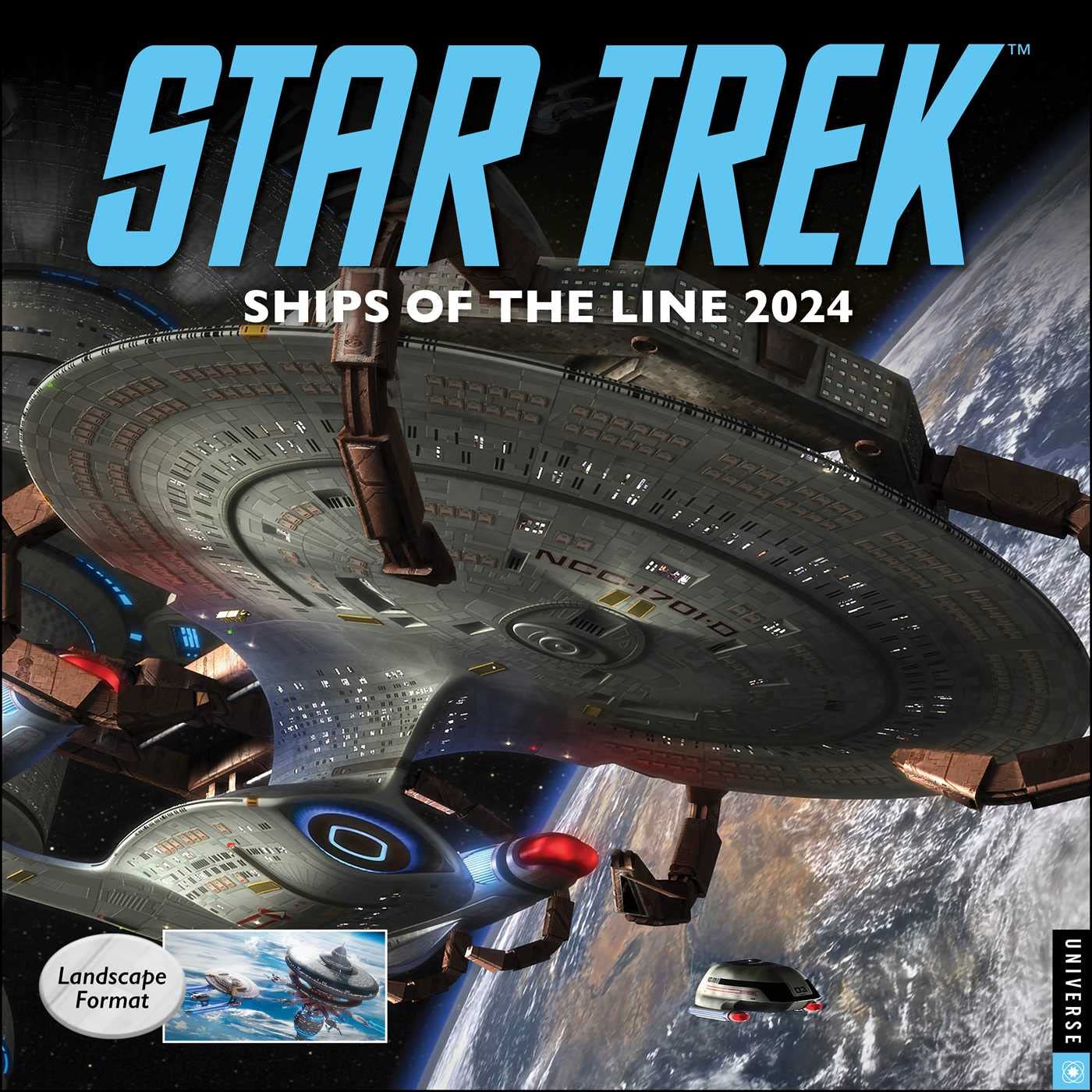 Star Trek: Ships of the Line 2024 Wall Calendar poster
