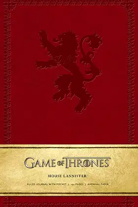 Game of Thrones: House Lannister Hardcover Ruled Journal (Large) poster