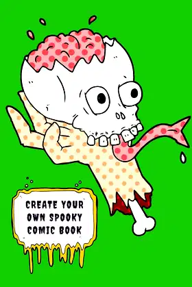 Create Your Own Spooky Comic Book poster