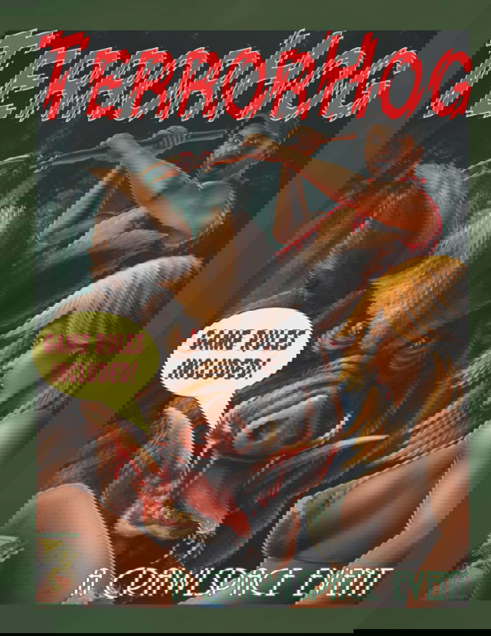 TerrorHog: A Crawlspace Event poster