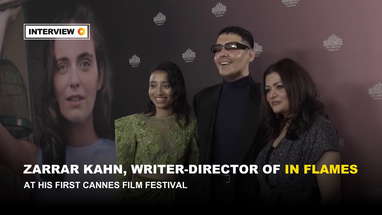 Writer-Director Zarrar Kahn at his first Cannes Film Festival (2023) poster