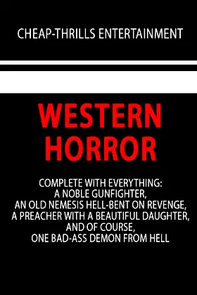 Western Horror poster