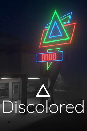 Discolored poster