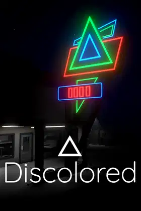 Discolored poster