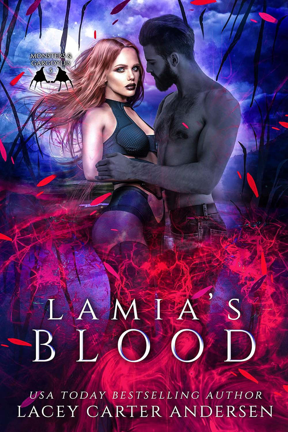 Lamia's Blood: A Reverse Harem Romance (Monsters and Gargoyles Book 5) poster