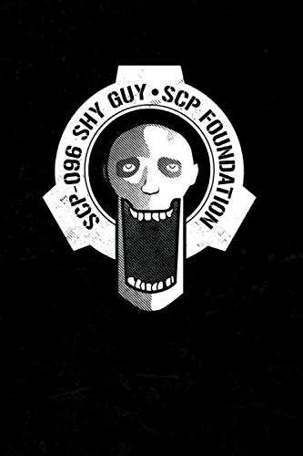 SCP-096 Shy Guy SCP Foundation 6"x9" Lined Notebook / Journal poster