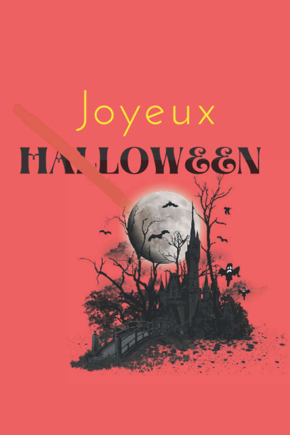 hallowen: gift four hallowen 100 pages white paper poster