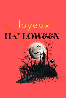 hallowen: gift four hallowen 100 pages white paper poster