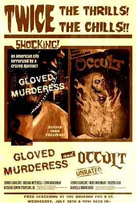 Gloved Murderess poster