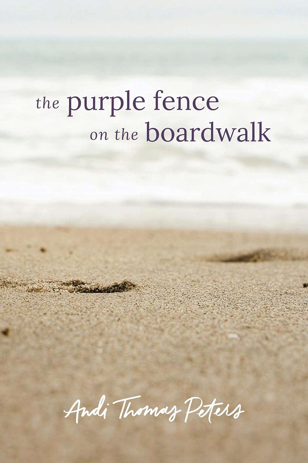 The Purple Fence on the Boardwalk poster