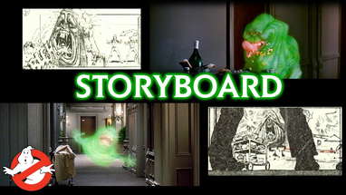 Meet Slimer | Storyboarding the Scene | GHOSTBUSTERS poster