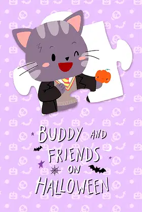 Buddy and Friends on Halloween poster