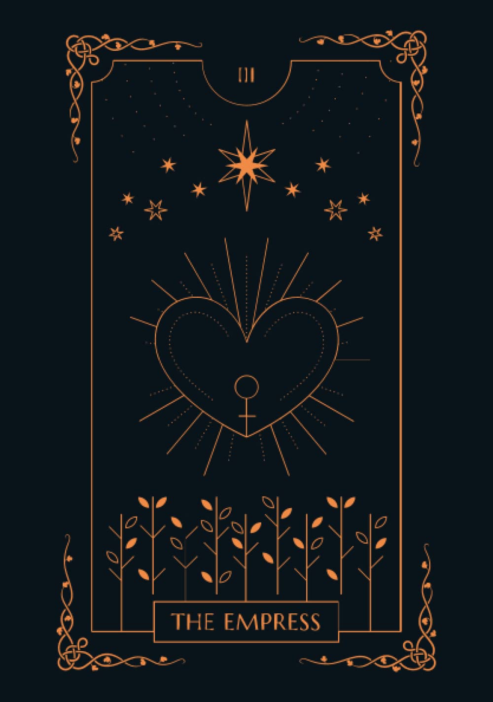 The Empress: Tarot Card Notebook - A5 - 120 Lined Pages poster