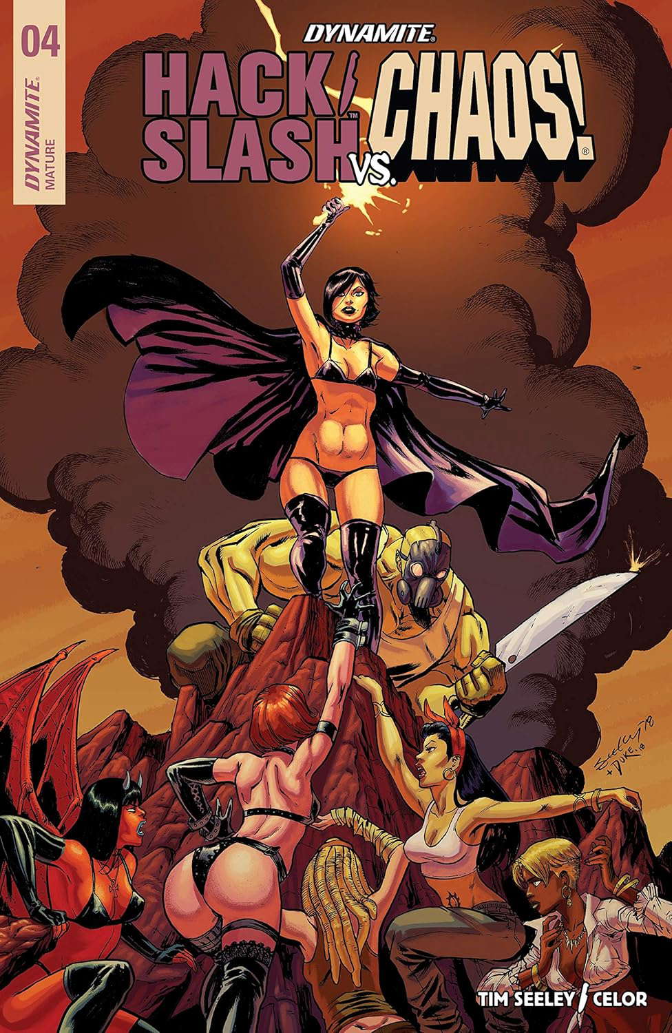 Hack/Slash vs. Chaos #4 poster