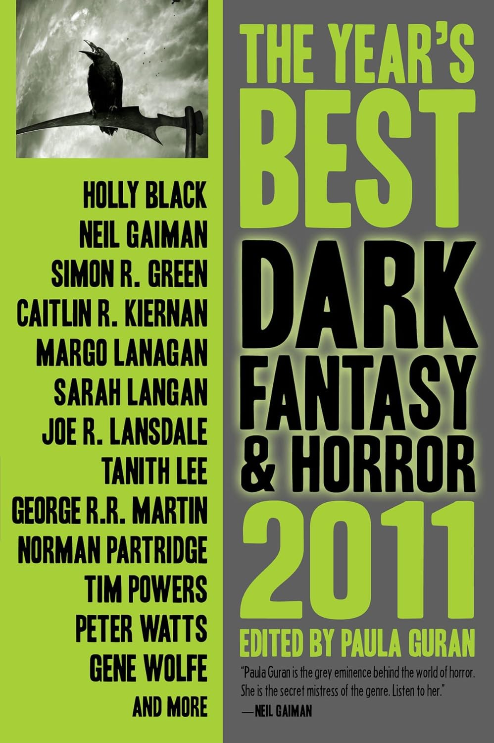 The Year's Best Dark Fantasy & Horror, 2011 Edition poster