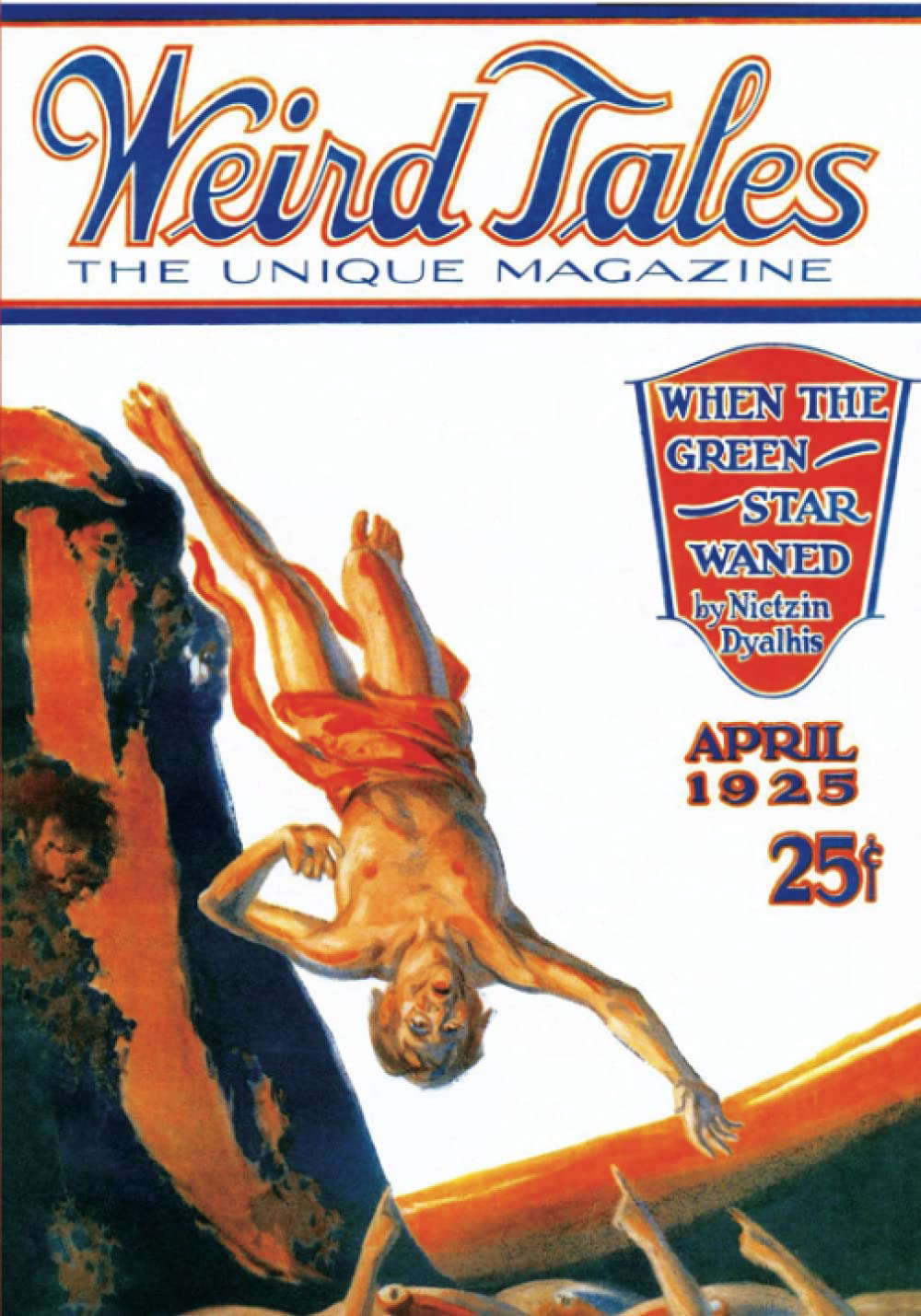 Weird Tales, April 1925 poster