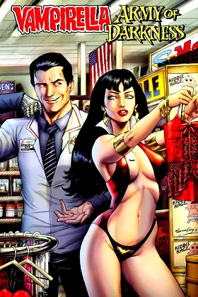 Vampirella / Army of Darkness poster