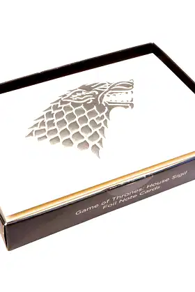 Game of Thrones: House Sigil Foil Note Cards poster