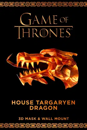 Game of Thrones Mask: House Targaryen Dragon (3D Mask & Wall Mount) poster
