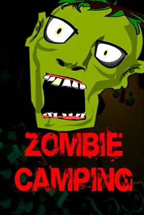 Zombie camping poster