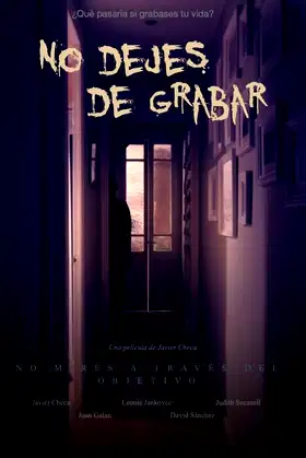 No dejes de grabar poster
