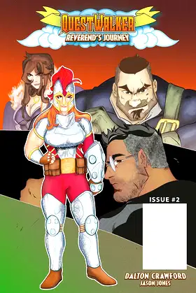 Questwalker: Reverend's Journey Issue #2 (B&W): Knight to E2 poster