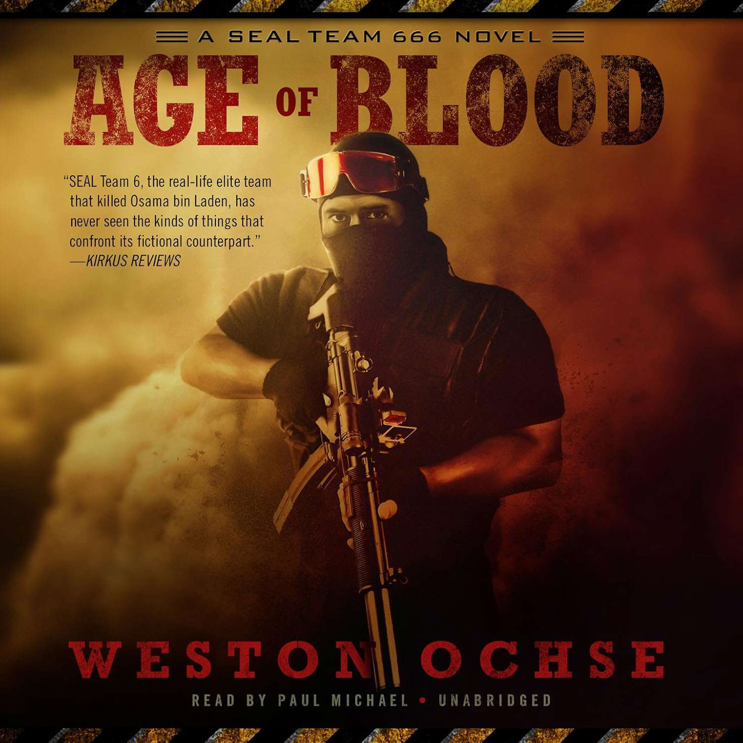 Age of Blood Lib/E: A Seal Team 666 Novel poster