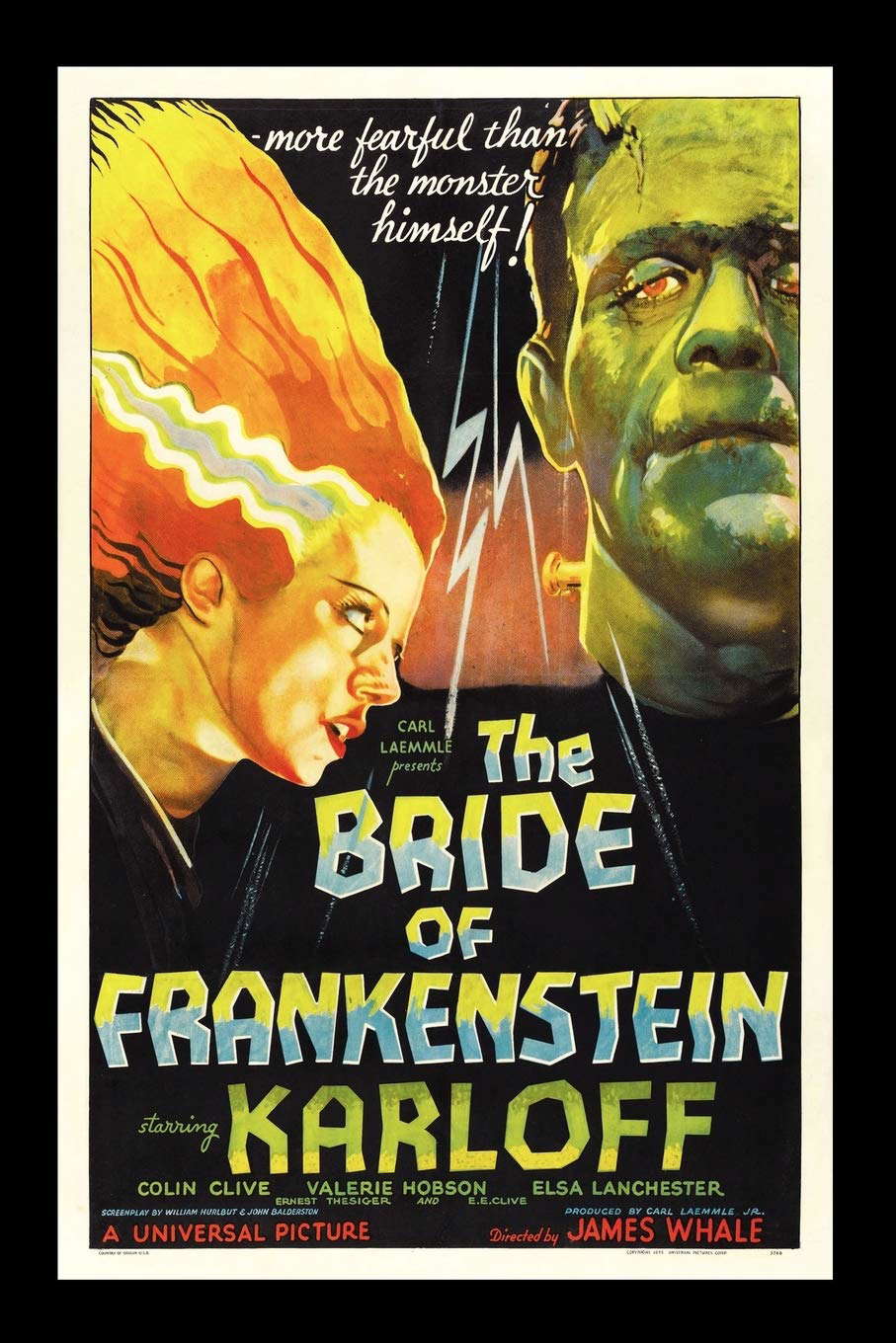 The Bride of Frankenstein poster