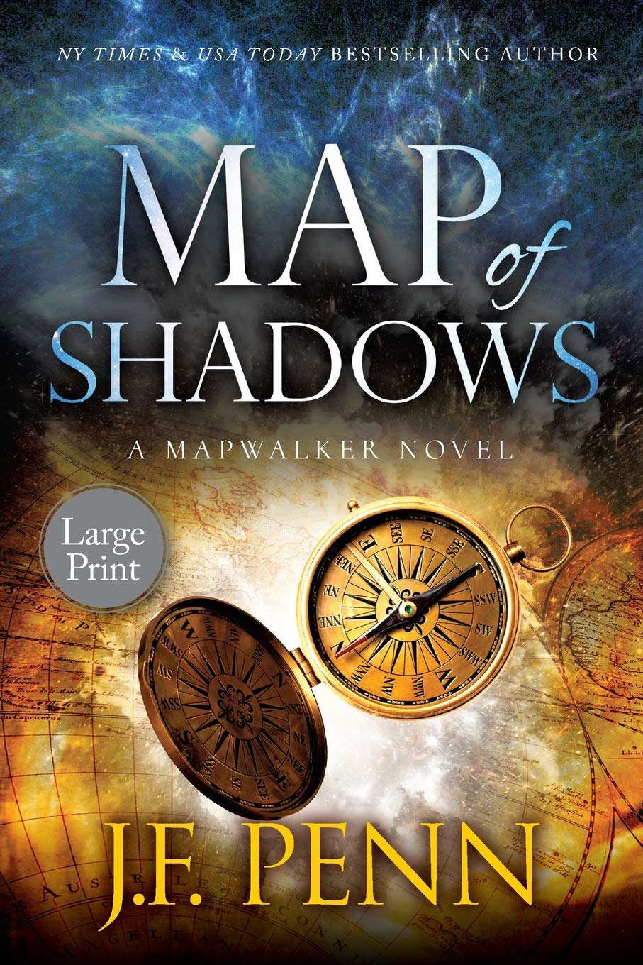 Map of Shadows: Large Print (Mapwalkers) poster
