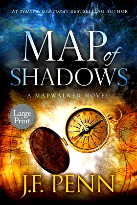 Map of Shadows: Large Print (Mapwalkers) poster