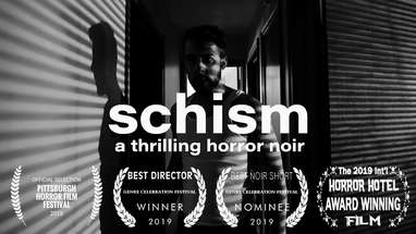 Schism | Award-winning horror-noir short film | 2018 poster