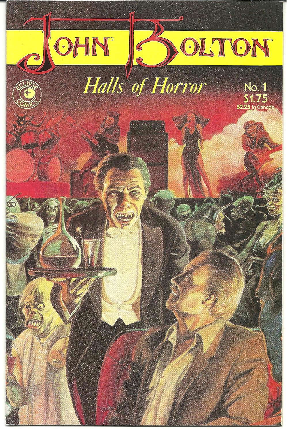 John Bolton Halls of Horror (1985 Eclipse) 1-2 Complete Series poster