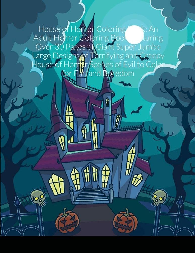 House of Horror Coloring Book poster