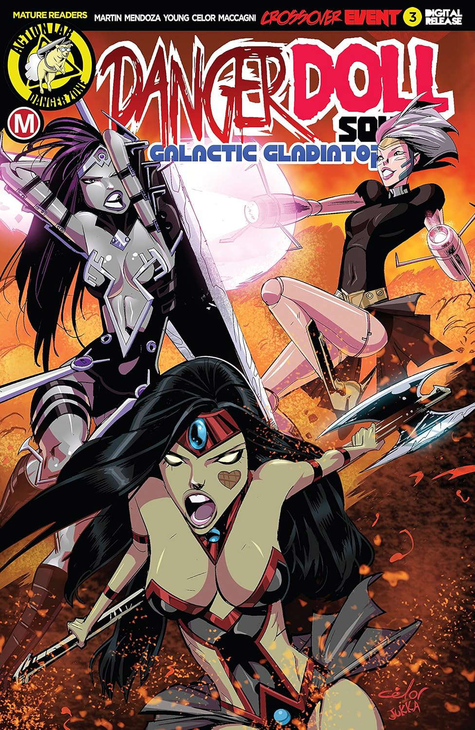 Danger Doll Squad: Galactic Gladiators #3 poster
