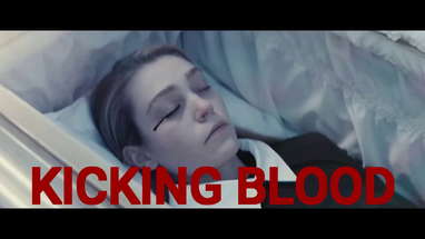 "KICKING BLOOD" - HORROR MOVIE REVIEW | A Unique Blend of Horror, Comedy, and Redemption poster