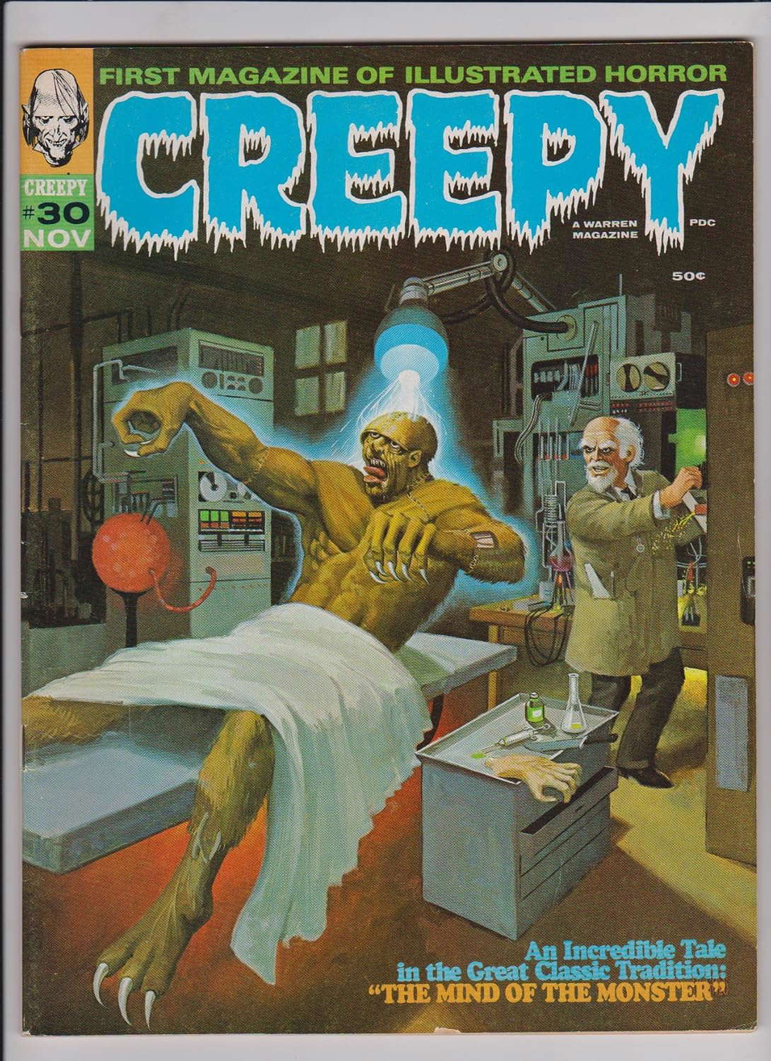 Creepy No. No. 30 (First Magazine of Illustrated Horror) poster