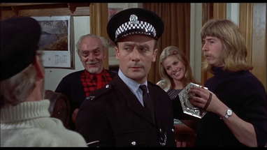 Sergeant Howie Arrives At Pub poster