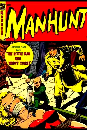 Manhunt #14: Golden Age Detective Mystery Comic 1953 poster