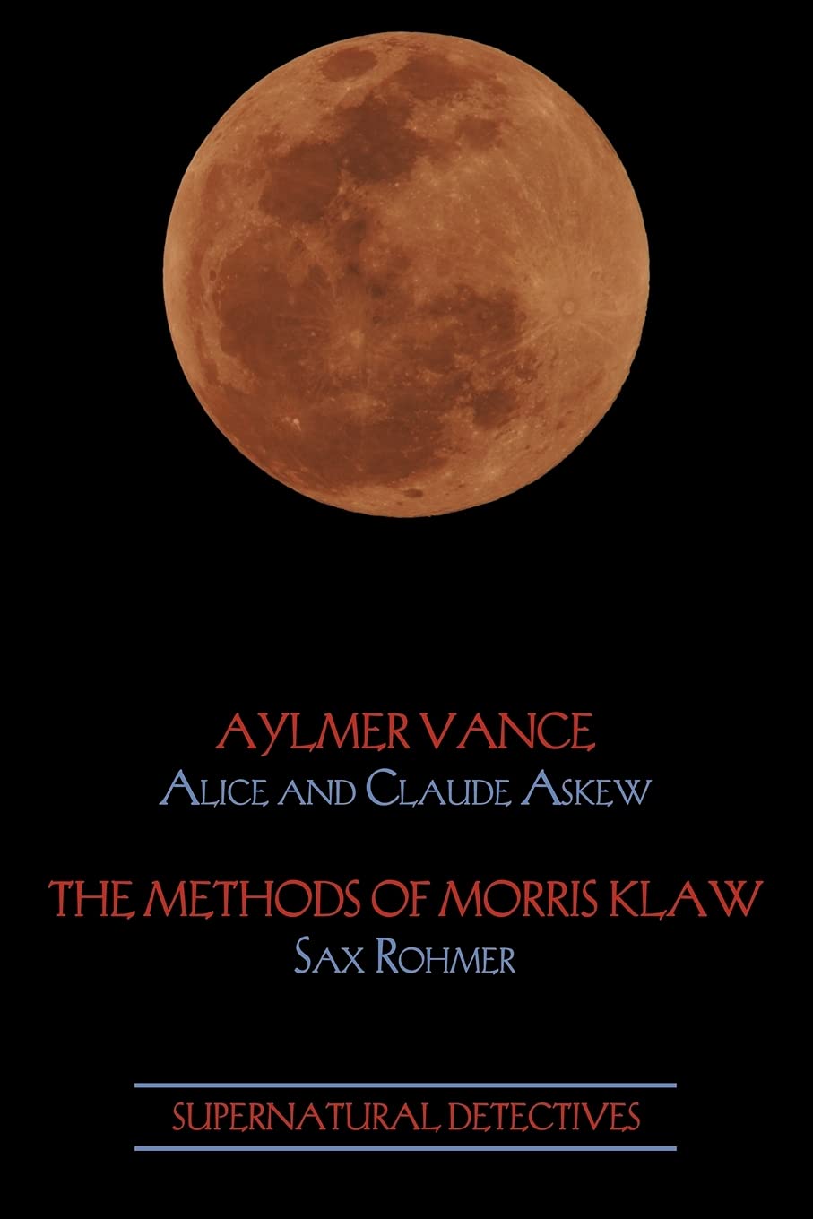 Supernatural Detectives 2: Aylmer Vance / Morris Klaw poster