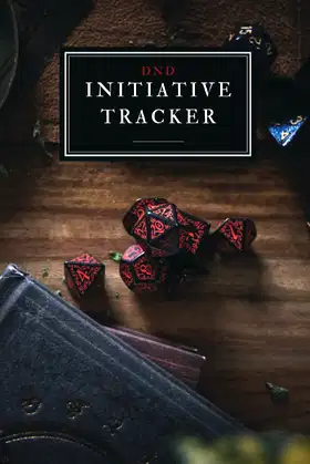 DND Initiative Tracker: (200 pages) RPG Encounter Combat Tracker poster