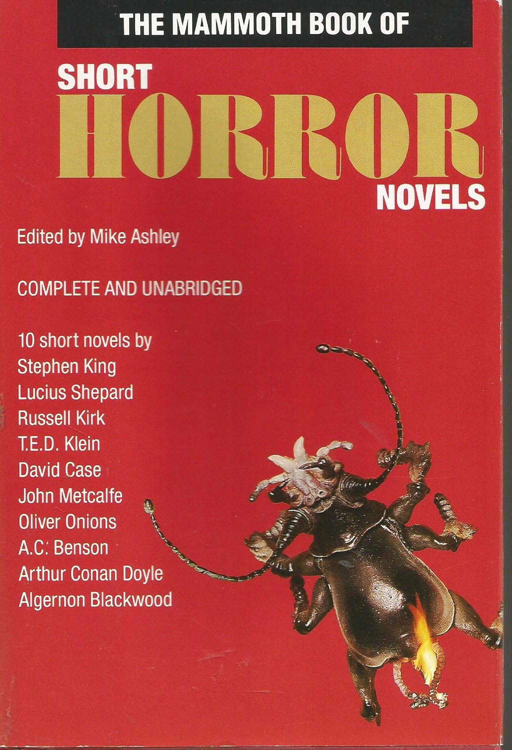 THE MAMMOTH BOOK OF SHORT HORROR NOVELS poster