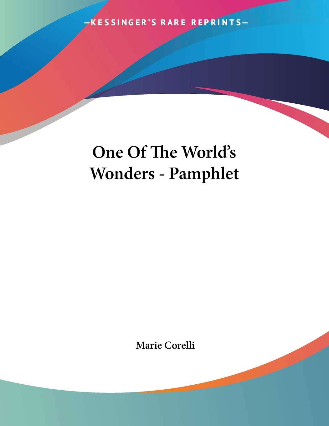 One of the World's Wonders poster
