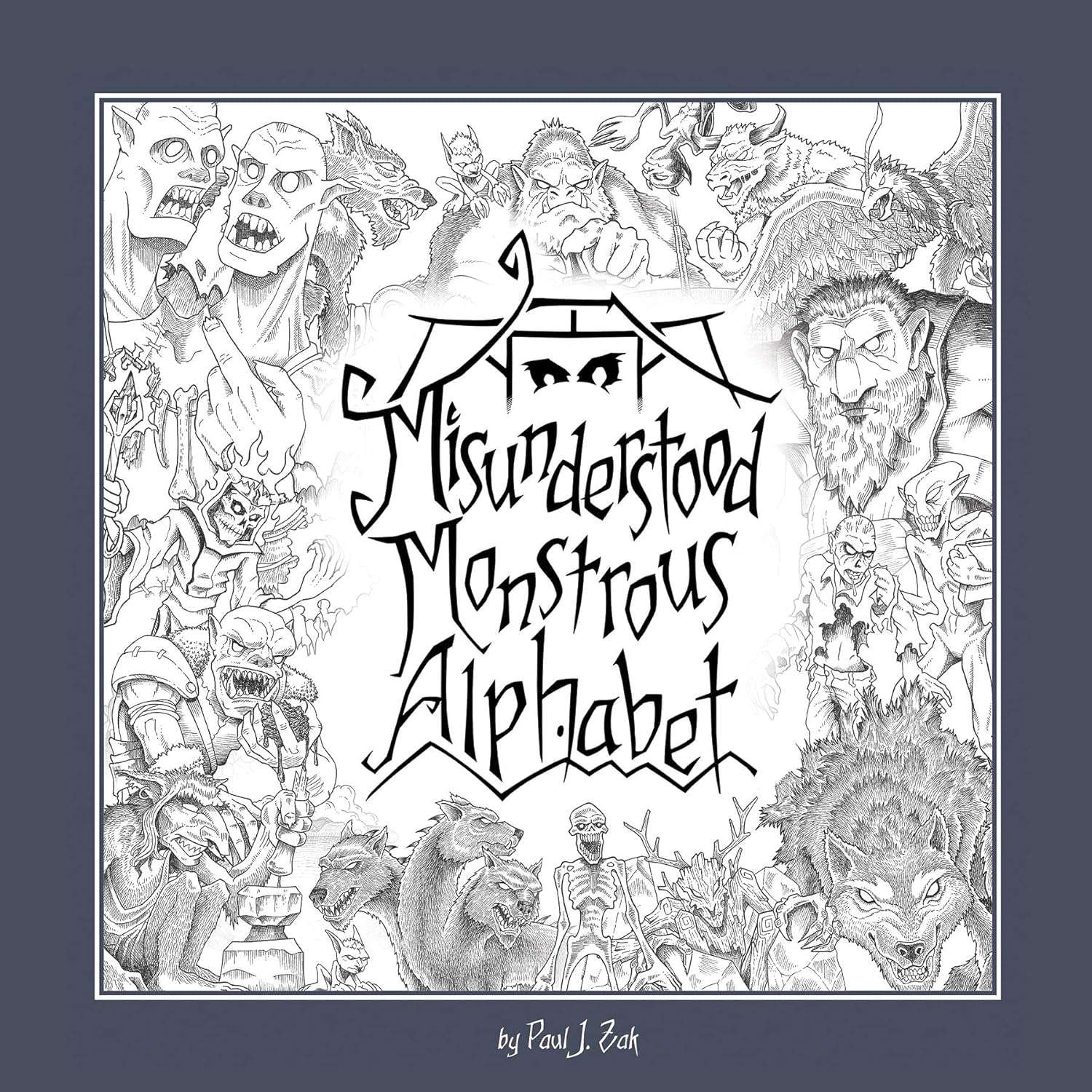 Misunderstood Monstrous Alphabet poster