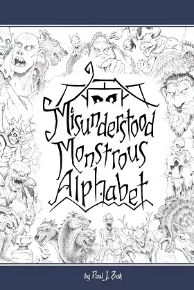Misunderstood Monstrous Alphabet poster