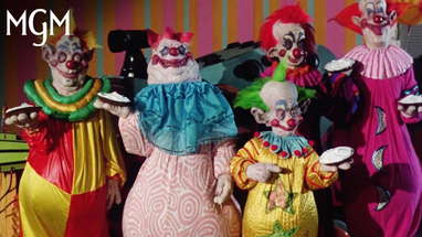 KILLER CLOWNS FROM OUTER SPACE | What Are You Going to Do With Those Pies, Boys? | MGM Studios poster