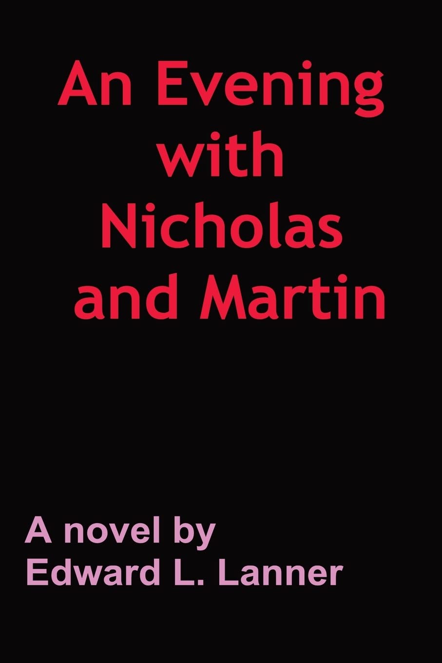 An Evening with Nicholas and Martin poster