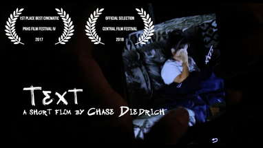 Text | A Horror Short FIlm poster