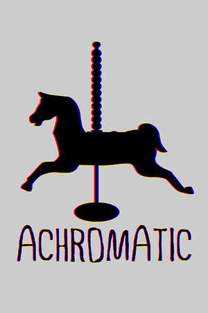 Achromatic poster